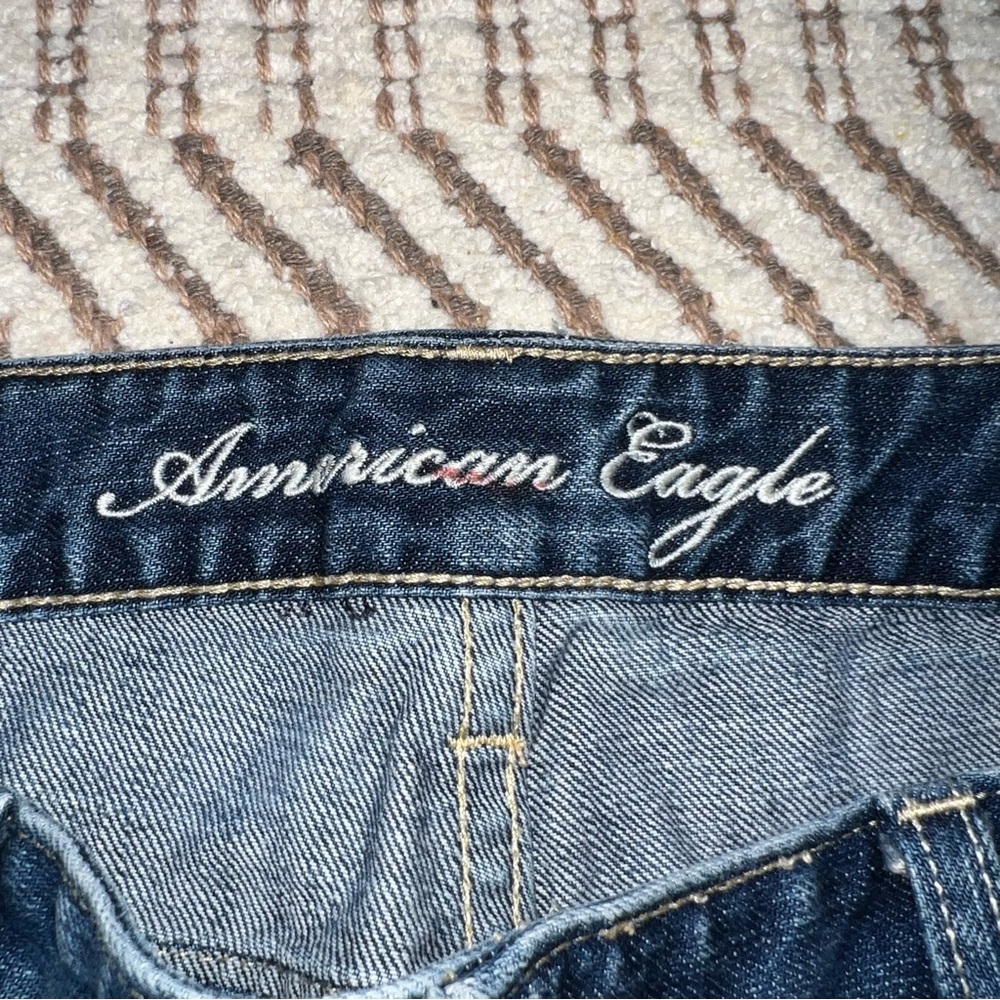 American Eagle Mini Jean Skirt Size 8 - Picture 3 of 9